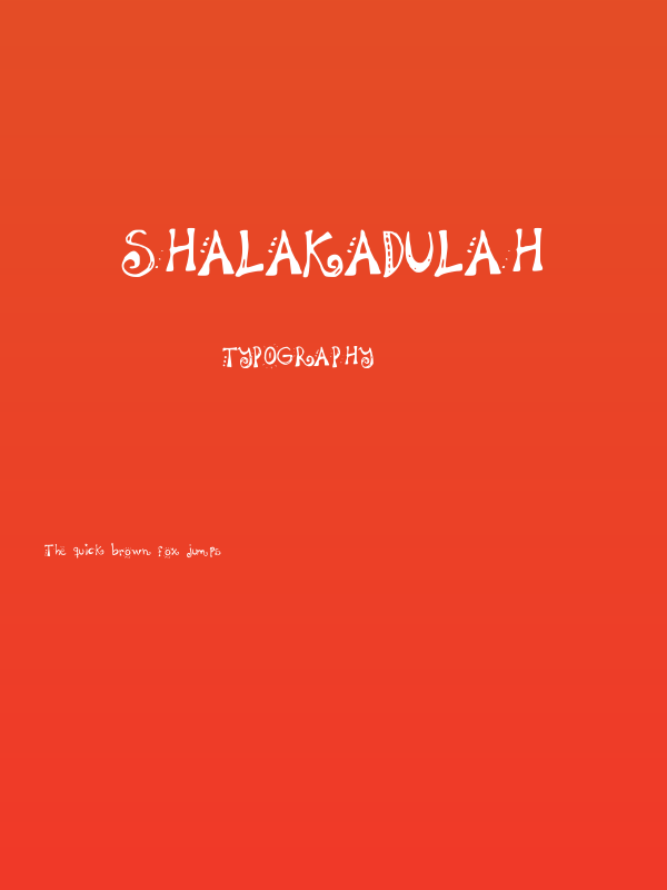 SHaLaKaDuLaH Poster