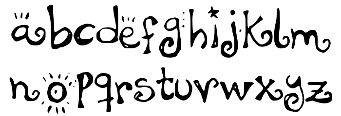 SHaLaKaDuLaH Font LOWERCASE
