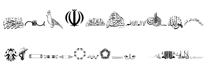 SHia Font OTHER CHARS
