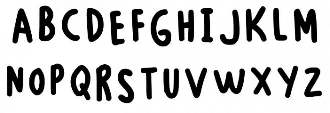 Shaabyla Regular Schriftart Groß