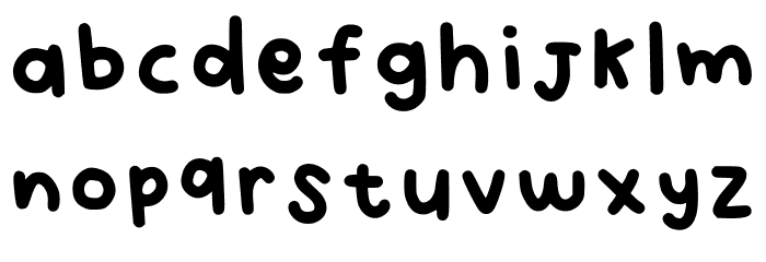 Shaabyla Regular Font LOWERCASE