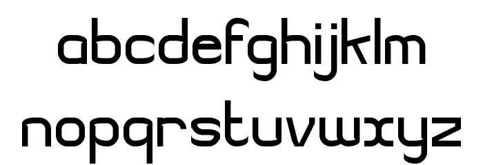 Shaak Sans Regular Font LOWERCASE