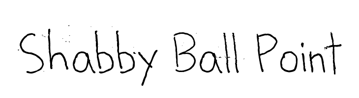 Shabby Ball Point  لخطوط تنزيل