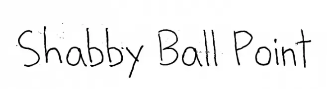Shabby Ball Point  لخطوط تنزيل