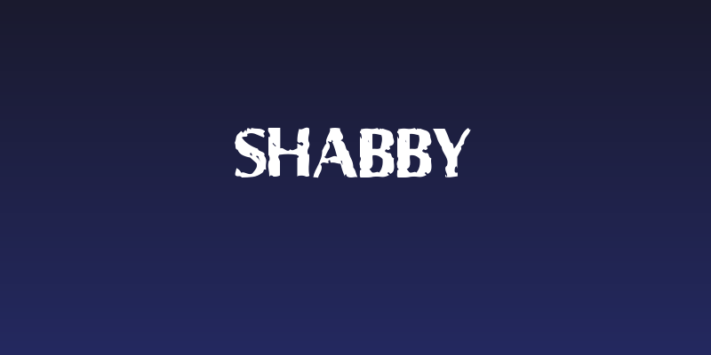 Shabby Social Header