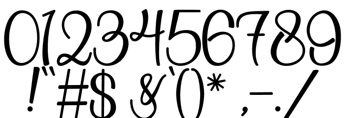 Shabira Bloom Regular Font OTHER CHARS