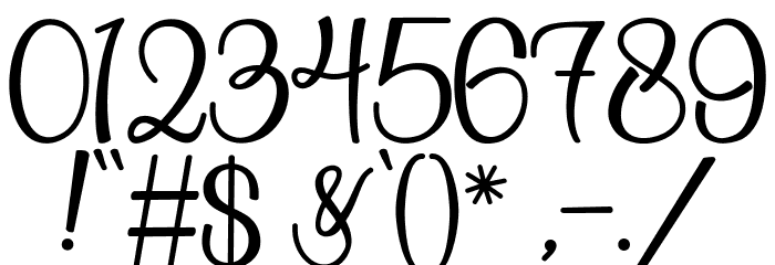 Shabira Bloom Regular Font OTHER CHARS