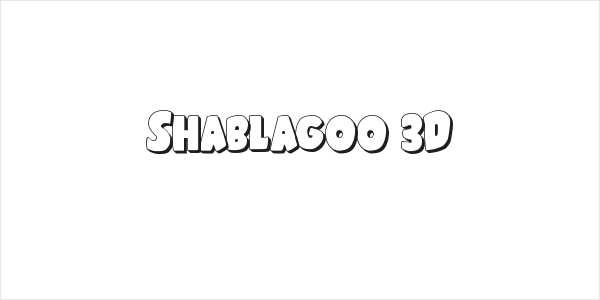 Shablagoo 3D Logo