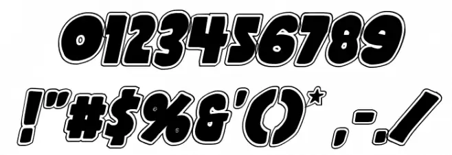 Shablagoo Academy Italic Font OTHER CHARS