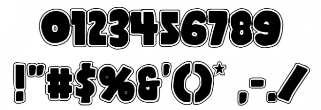 Shablagoo Academy Font OTHER CHARS