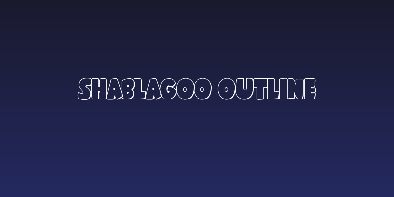 Shablagoo Outline Social Header