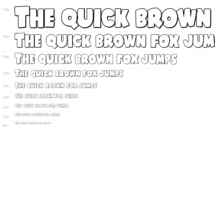 Shablagoo Outline Waterfall