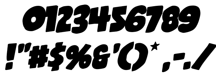 Shablagoo Rotalic Font OTHER CHARS
