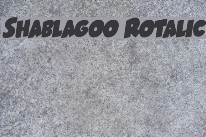 Shablagoo Rotalic Example 2