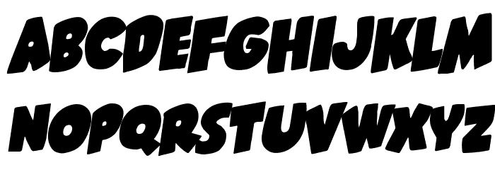 Shablagoo Rotalic Font LOWERCASE