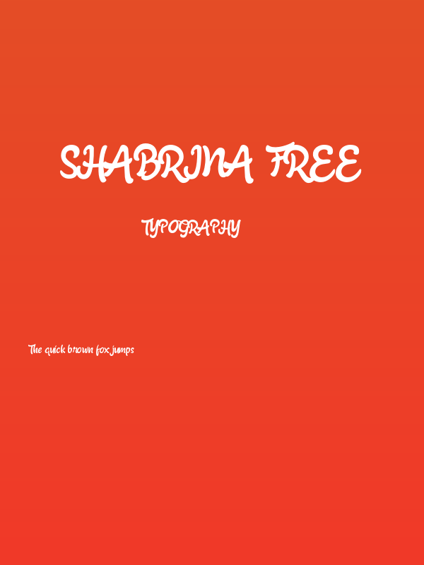 Shabrina Free Poster
