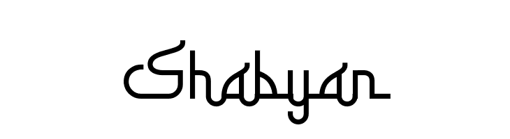 Shabyan  Frei Schriftart Herunterladen