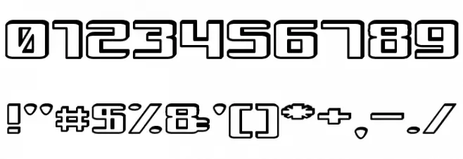 Shadded of South Font OTHER CHARS