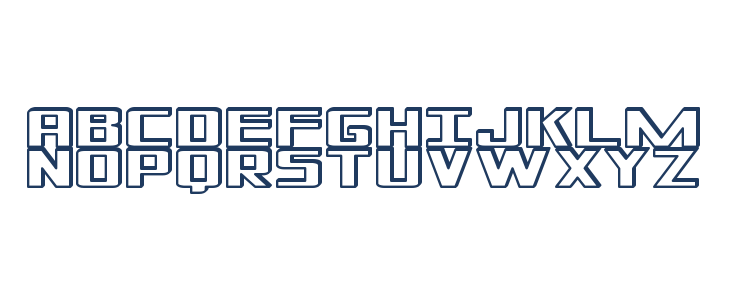 Shadded of South Lowercase