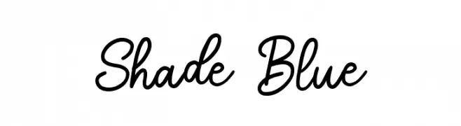 Shade Blue  baixar fontes gratis