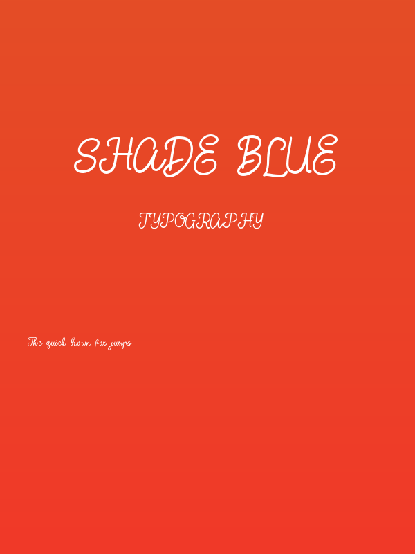 Shade Blue Poster