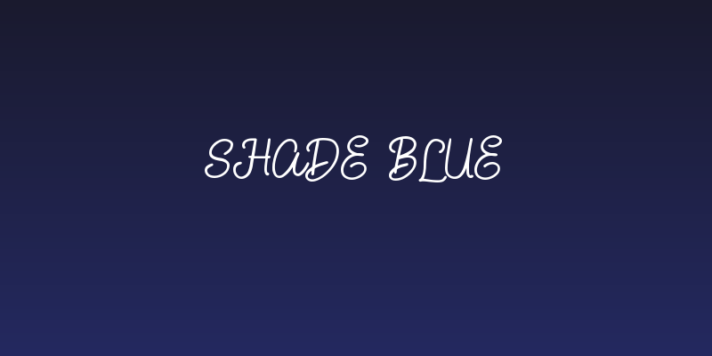 Shade Blue Social Header