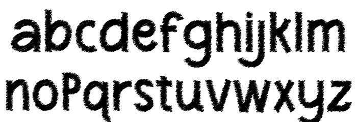Shade June Free Trial Font LOWERCASE