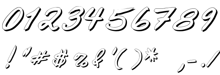 Shade of Adelyne Font OTHER CHARS