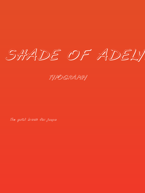 Shade of Adelyne Poster