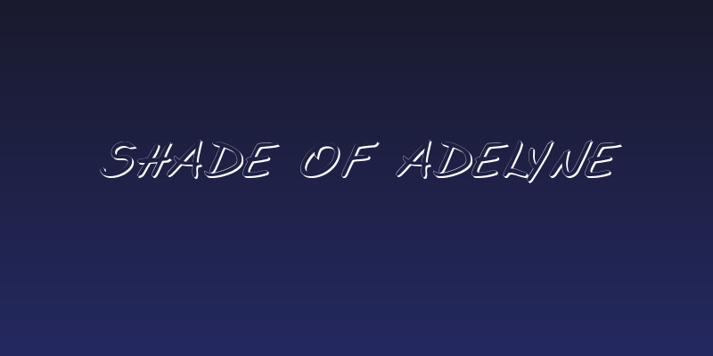 Shade of Adelyne Social Header