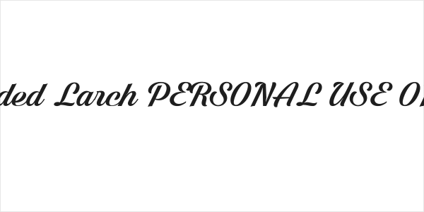 Shaded Larch PERSONAL USE ONLY Logo