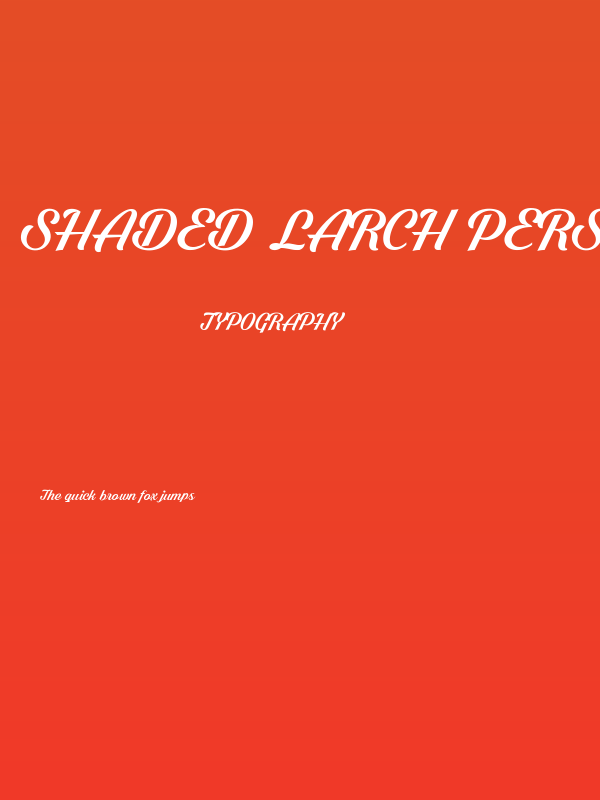 Shaded Larch PERSONAL USE ONLY Poster