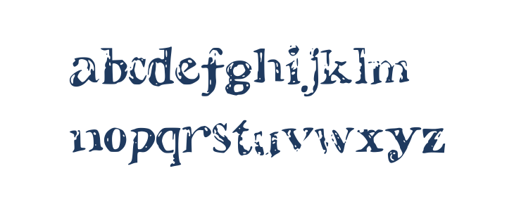 ShadedLetters Lowercase