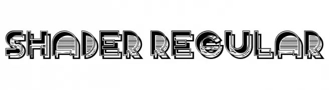Shader Regular  Descarca Fonturi Gratis