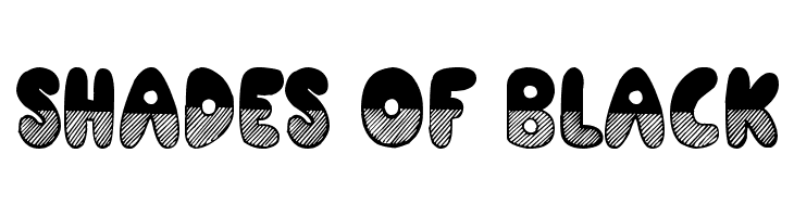 Shades of Black Font