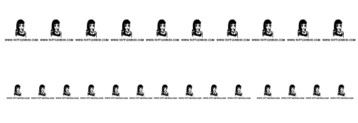 Shades of Black Font OTHER CHARS