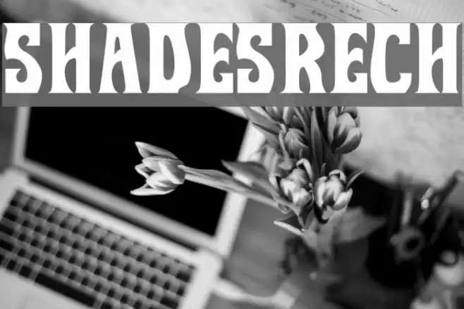 ShadesRech0 Font examples