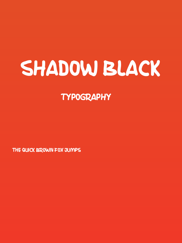 Shadow Black Poster