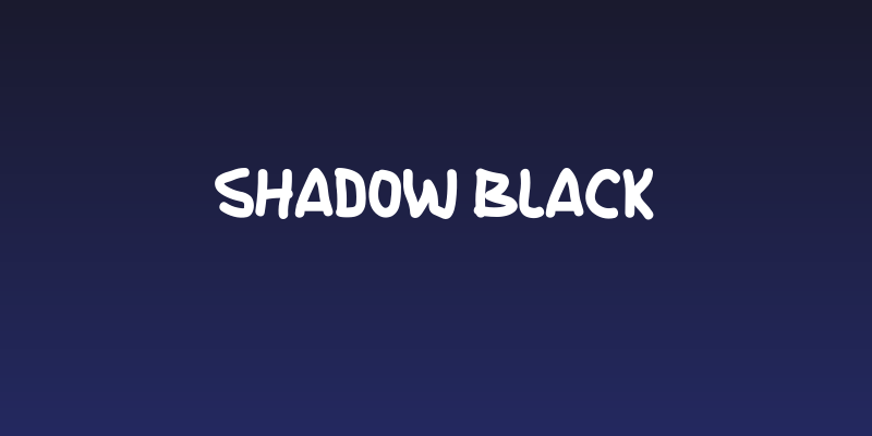 Shadow Black Social Header