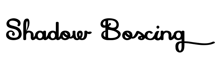 Shadow Boxing  font caratteri gratis