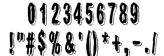 Shadow Catcher Font OTHER CHARS