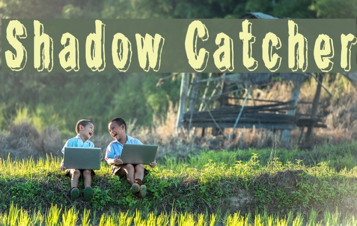 Shadow Catcher Font examples
