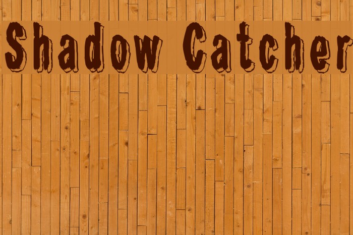 Shadow Catcher Font examples