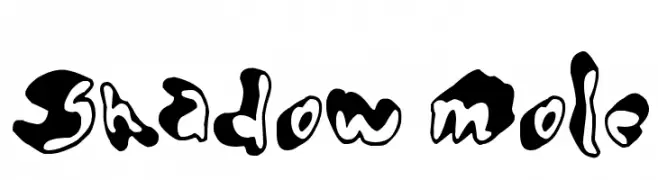 Shadow Mole  Frei Schriftart Herunterladen