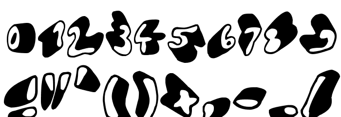 Shadow Mole Font OTHER CHARS