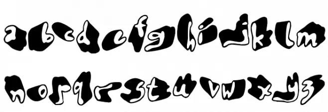Shadow Mole Schriftart Groß