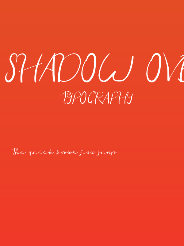 Shadow Over Demo Poster