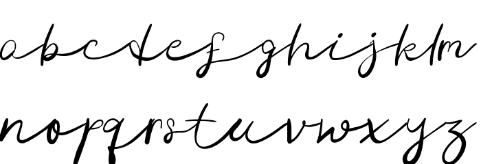 Shadow Over Demo Font LOWERCASE