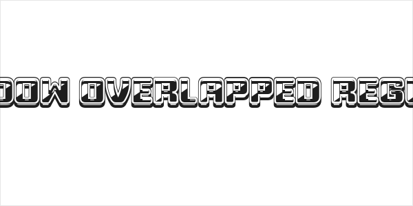 Shadow Overlapped Regular Logo
