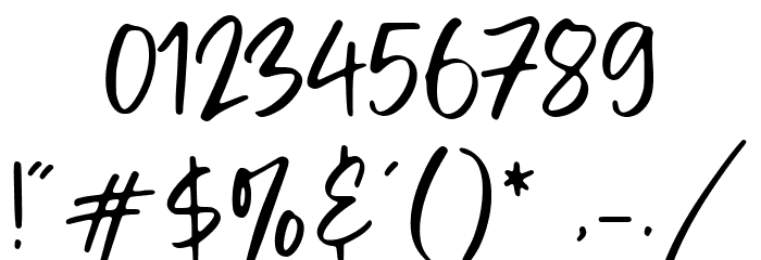 Shadow Party Font OTHER CHARS